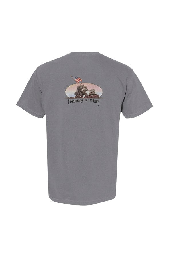 Raising the Colors — Iwo Jima Pocket Tee