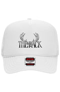 The rack logo trucker hat